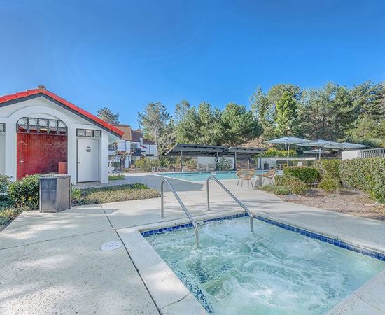 Pool Lower Spa at The Resort at Encinitas Apartments in Encinitas CA